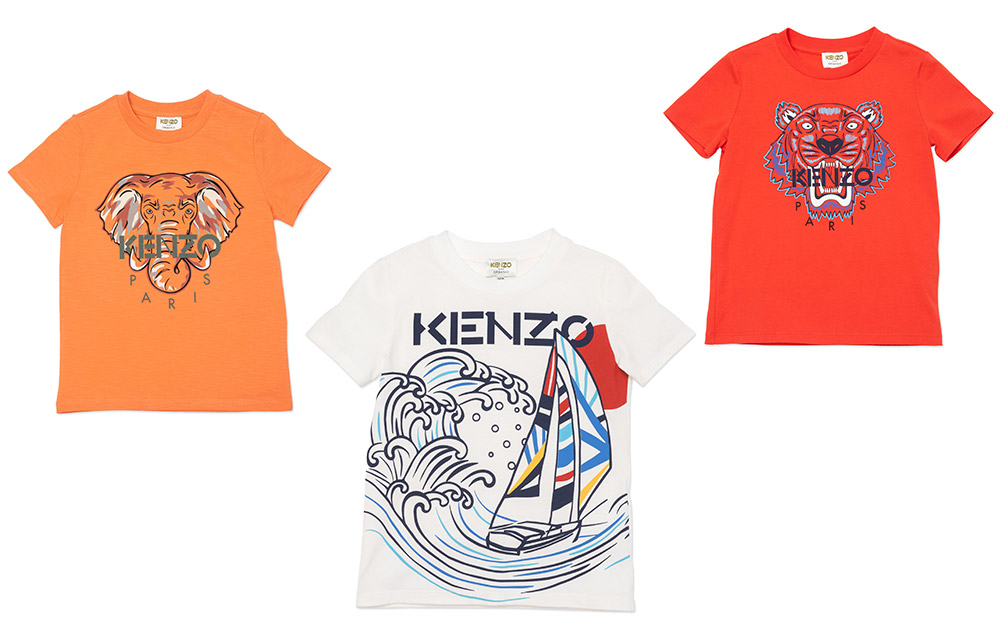 mode garçon, 6 articles pour un look fashion t-shirt kenzo