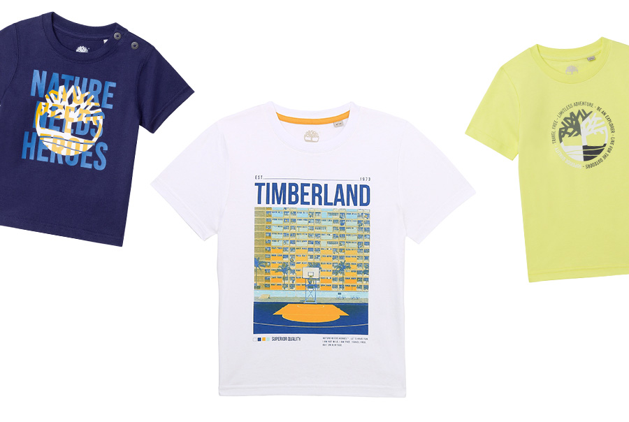 Les T-shirts en coton bio Timberland