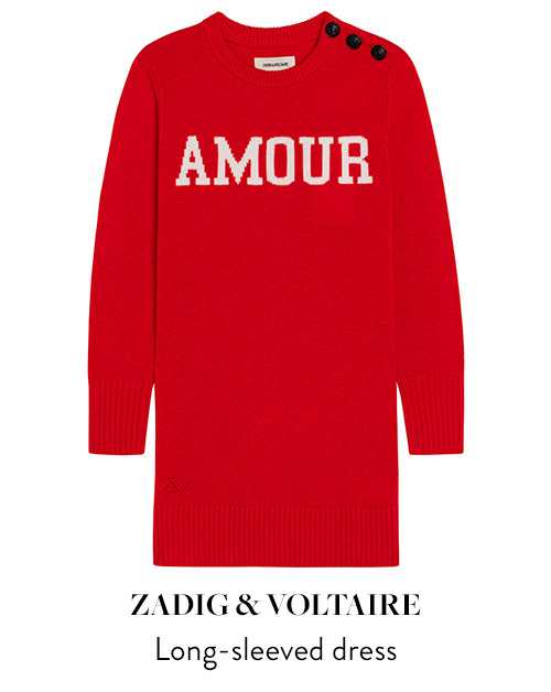 Zadig & Voltaire long-sleeved dress for christmas