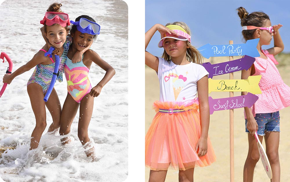 5 tenues de plage pour enfant