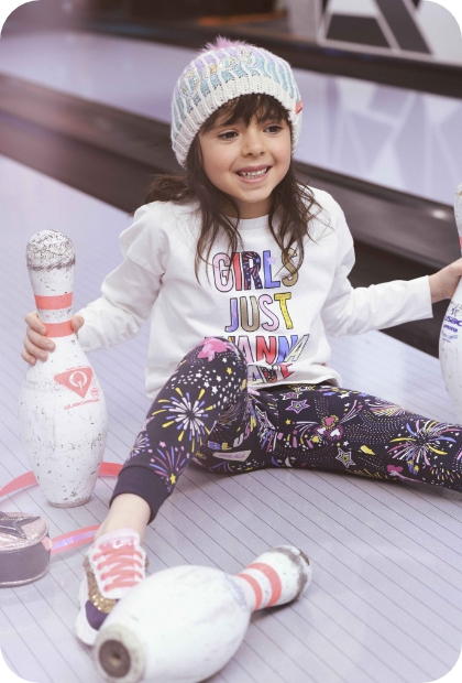 Kids’ fashion trends for Autumn-Winter 22/23 sweatshirt and leggings cap Billieblush