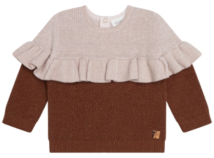 Pull tricot Carrément Beau en coton et laine